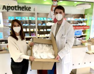 FFP2 Masken Lieferung an Apotheken
